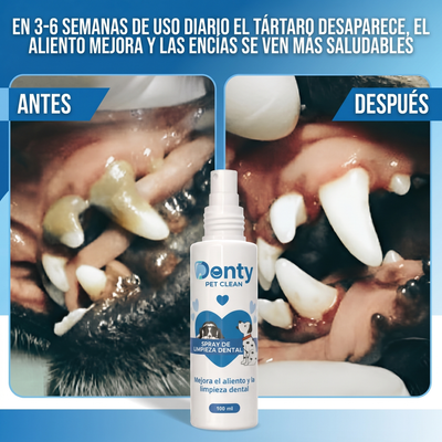 Denty PetClean™ — Dientes Limpios, Sin Cepillo y Sin Veterinario.
