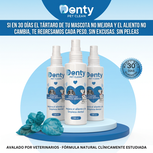 Denty PetClean™ — Dientes Limpios, Sin Cepillo y Sin Veterinario.
