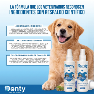 Denty PetClean™ — Dientes Limpios, Sin Cepillo y Sin Veterinario.